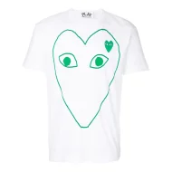 Футболка Comme des Garçons Play Green Heart "White"