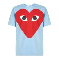 Футболка Comme des Garçons Play Red Heart Eyes "Blue"