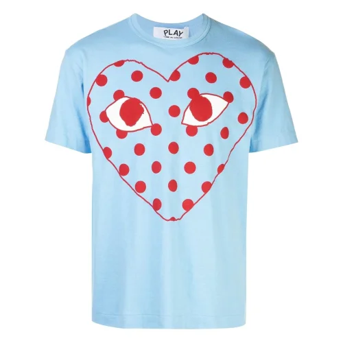 Футболка Comme des Garçons Play Minimalist Heart "Blue"