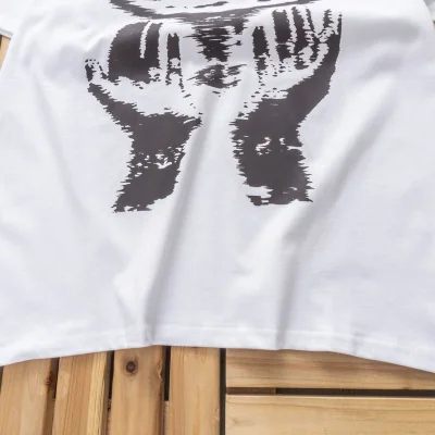 Футболка Corteiz Chisel Hands Print "White" фото № 6