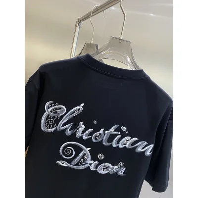 Футболка Dior Something "Black" фото № 3