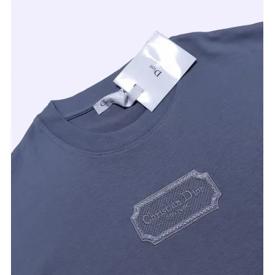 Футболка Dior A Token With A Brand "Blue/Gray" фото № 4