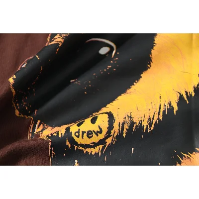 Футболка Drew House Bee Print "Brown" фото № 9