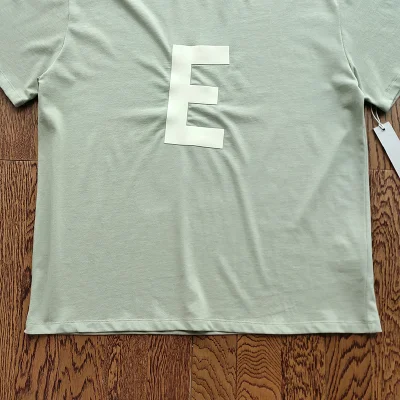 Футболка Fear Of God Cotton With The Letter E "Mint" фото № 4 Футболка Fear Of God Cotton With The Letter E "Mint" фото № 4