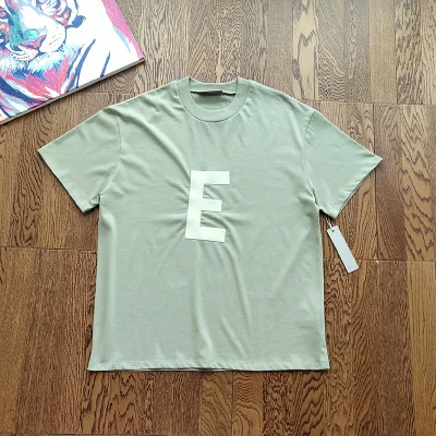 Футболка Fear Of God Cotton With The Letter E "Mint" фото № 2 Футболка Fear Of God Cotton With The Letter E "Mint" фото № 2