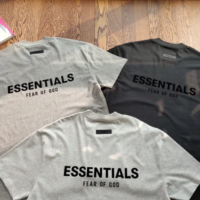 Футболка Fear Of God Stylish With A Logo "Black" фото № 5