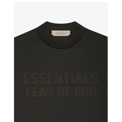 Футболка Fear Of God In Text Style "Black" фото № 2
