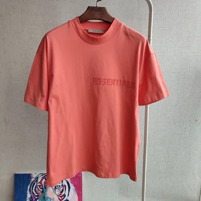 Футболка Fear Of God Cotton Logo "Peach" фото № 2
