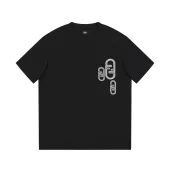 Футболка Fendi Emblem Of Rhinestones "Black"
