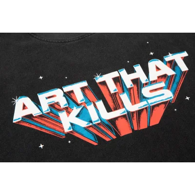 Футболка Gallery Dept With A Bright Print And Logo "Black" фото № 6