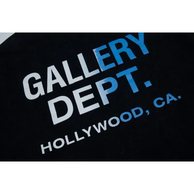 Футболка Gallery Dept Base With Logo "Black" фото № 7