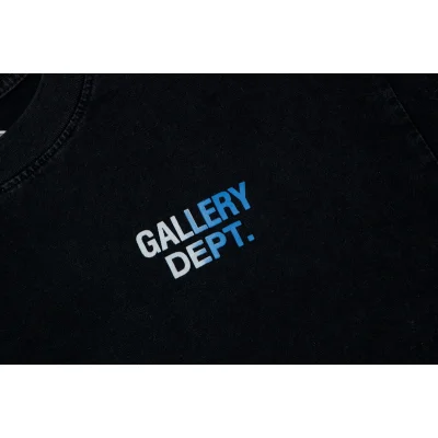 Футболка Gallery Dept Base With Logo "Black" фото № 3