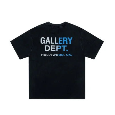 Футболка Gallery Dept Base With Logo "Black" фото № 2
