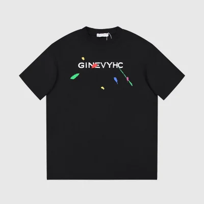 Футболка Givenchy With A Cracked Logo "Black" фото № 5