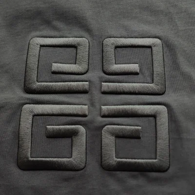 Футболка Givenchy Monochrome Text "Gray" фото № 2