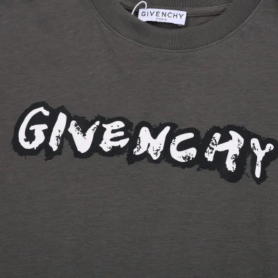 Футболка Givenchy With Decorative Logo "Gray" фото № 3