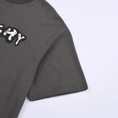 Футболка Givenchy With Decorative Logo "Gray" фото № 4