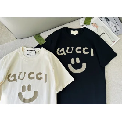 Футболка Gucci Logo And Smile "White" фото № 3