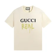 Футболка Gucci Inscription Real "Beige"