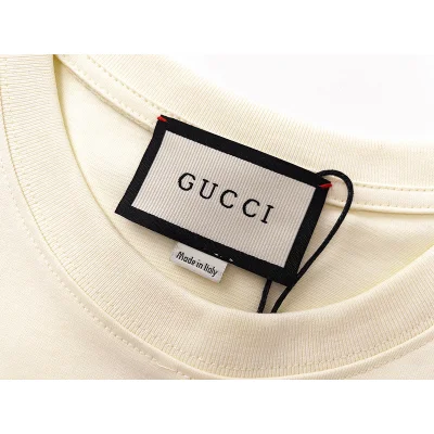 Футболка Gucci Inscription Real "Beige" фото № 3