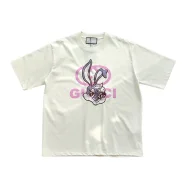 Футболка Gucci With Bunny Girl Print "White"