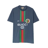 Футболка Gucci With Logo 2022 "Blue/Gray"