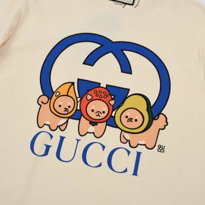 Футболка Gucci Three Friends "Cream" фото № 2