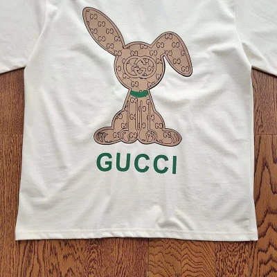 Футболка Gucci With Print "White" фото № 6