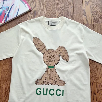 Футболка Gucci With Print "White" фото № 8