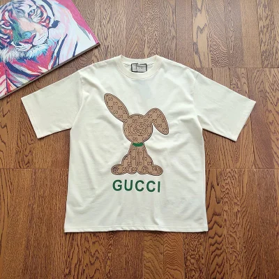 Футболка Gucci With Print "White" фото № 7