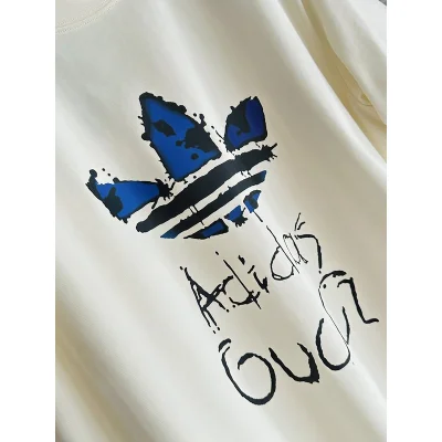 Футболка Gucci X Adidas Stained "White" фото № 3