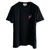 Футболка Gucci With Blue-Red Logo "Black"