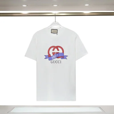 Футболка Gucci Red Logo With Ribbon "White" фото № 4