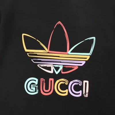 Футболка Gucci X Adidas Bright Logo Brands "Black" фото № 5 Футболка Gucci X Adidas Bright Logo Brands "Black" фото № 5