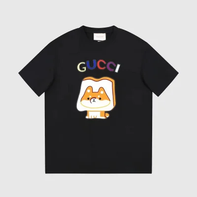 Футболка Gucci Dog With Bread - Print "Black" фото № 2 Футболка Gucci Dog With Bread - Print "Black" фото № 2