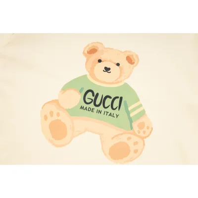 Футболка Gucci Teddy Bear Print "Beige" фото № 4
