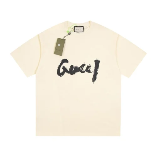 Футболка Gucci Graffitti Logo "Beige"