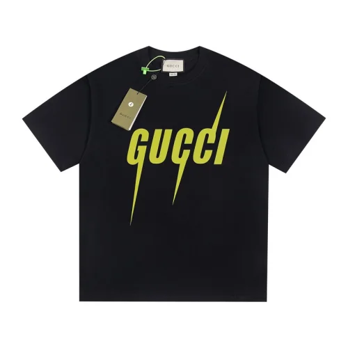 Футболка Gucci Gucci Green Logo "Black"