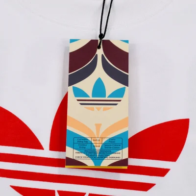 Футболка Gucci X Adidas With An Inscription Of Different Colors "White" фото № 4