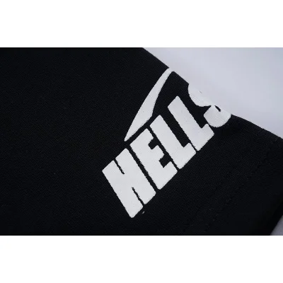 Футболка Hellstar Logo And Man Before Computer "Black" фото № 6