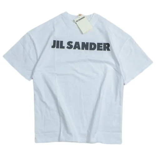 Футболка Jil Sander Wide Front Logo "White"