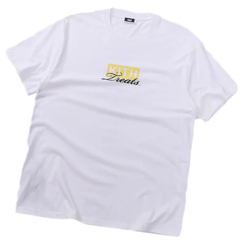 Футболка Kith Logo Treats Yellow "White"