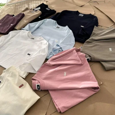 Футболка Kith Patch Logo "Light Blue" фото № 5