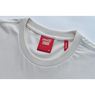 Футболка Kith Coke Love Machine "White Milk" фото № 3