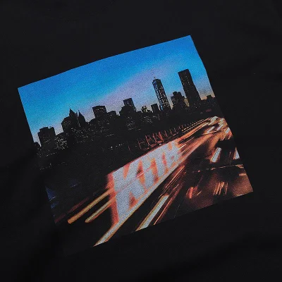 Футболка Kith Skyline "Black" фото № 3