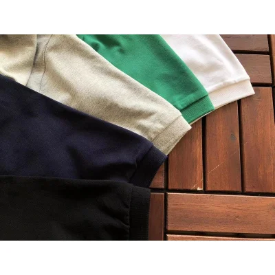 Поло Lacoste Plain With Embroidered Small Logo "Green" фото № 3