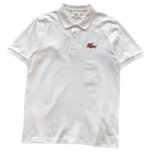 Поло Lacoste Small Crocodile Print - In Overalls "White"