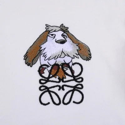 Футболка Loewe The Logo And The Old Dog "White" фото № 2