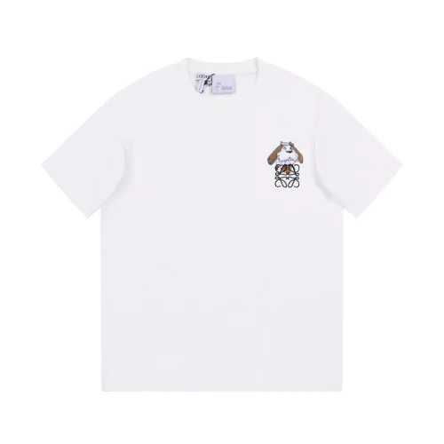 Футболка Loewe The Logo And The Old Dog "White"