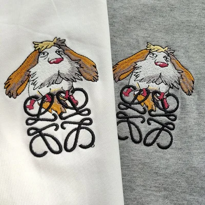 Футболка Loewe The Dog Guarding The Logo "White" фото № 3